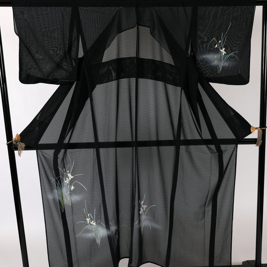 Japanese kimono (Tsukesage) M-size 100% silk summer / 307