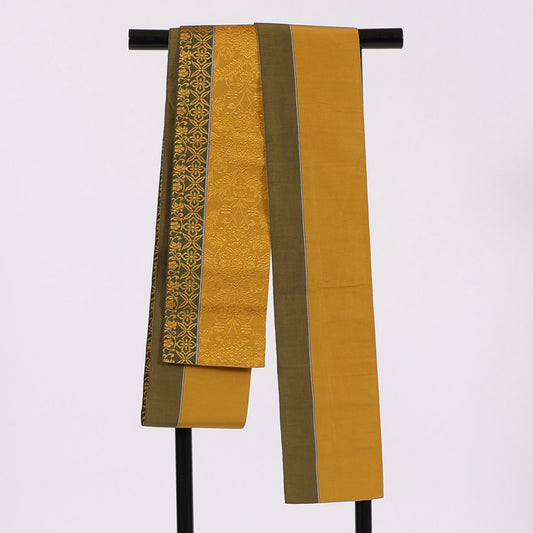 Japanese kimono sash belt (Hanhaba-obi) 100% silk / 285