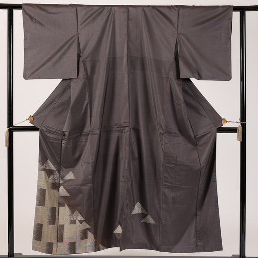 Japanese kimono (Houmongi) M-size 100% silk / 341