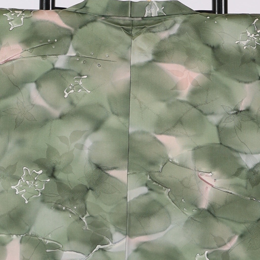 Japanese kimono Jacket (Haori) Ssize 100%silk / 73
