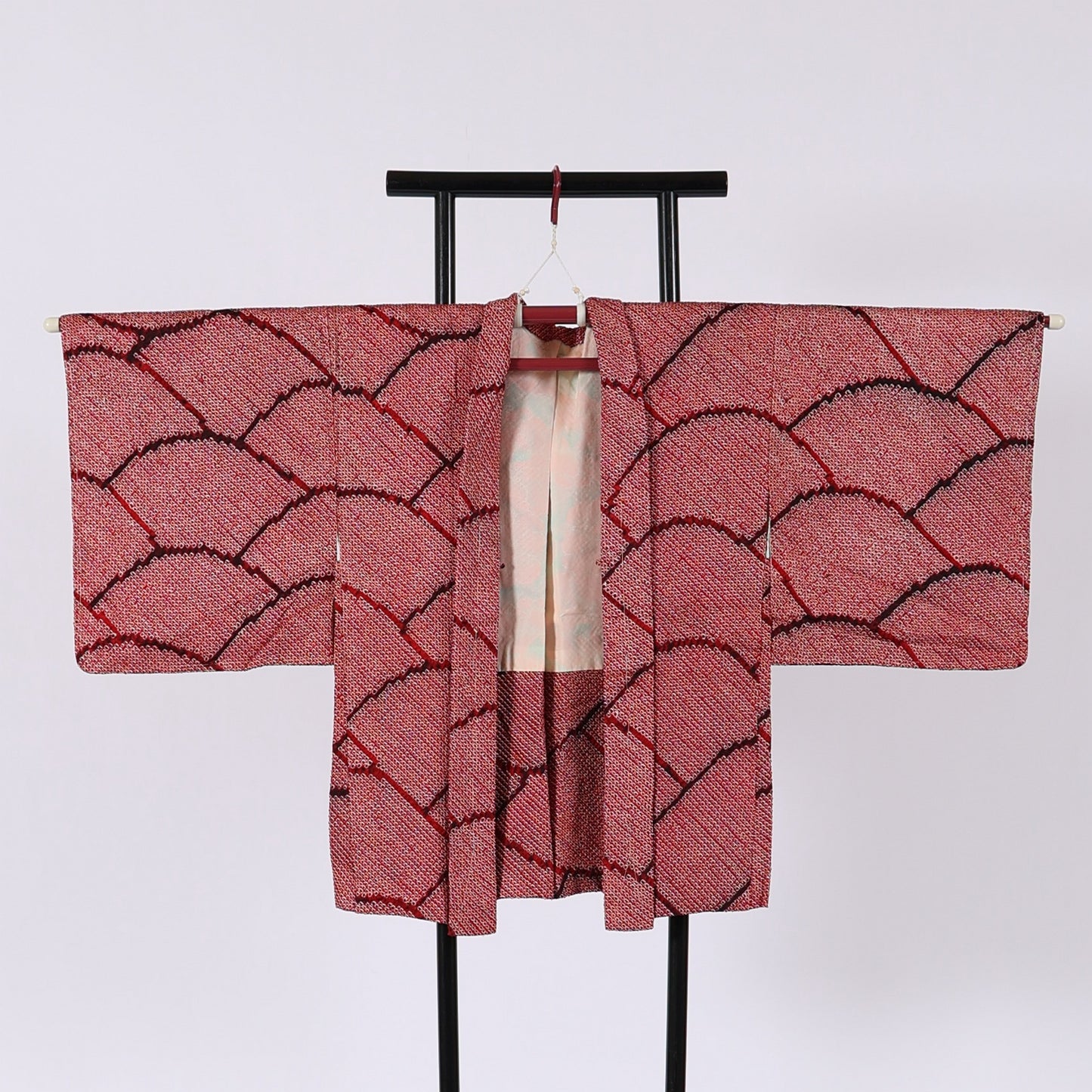 Vintage Japanese kimono Jacket (Haori) 100%silk /76