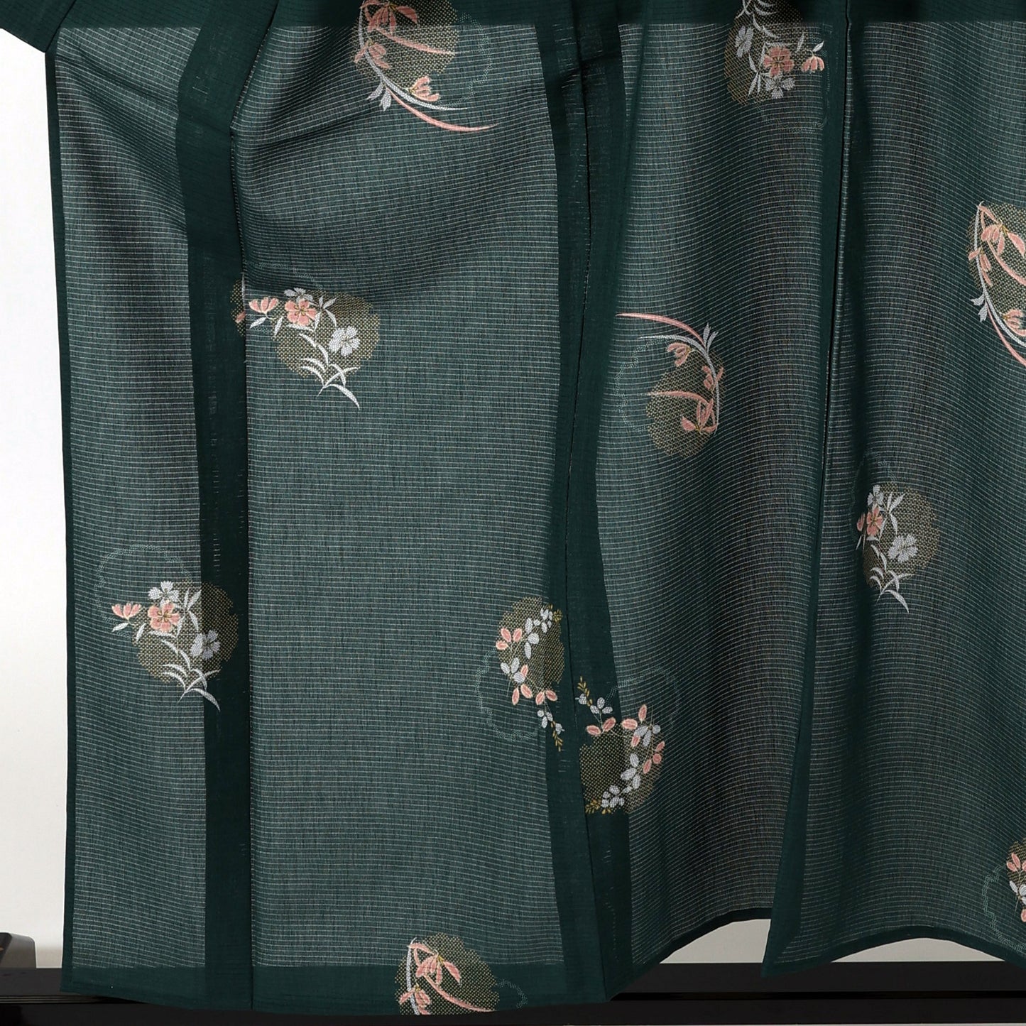 Japanese kimono (Komon) M-size polyester summer / 305