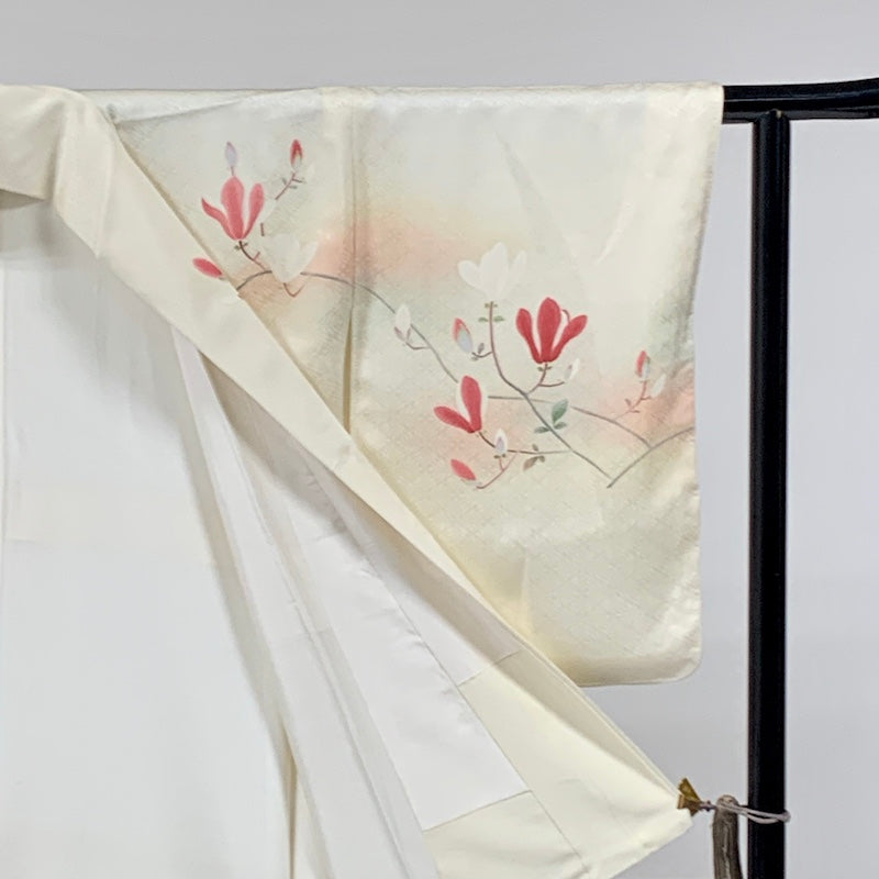Japanese kimono (Houmongi) M-size 100% silk / 861