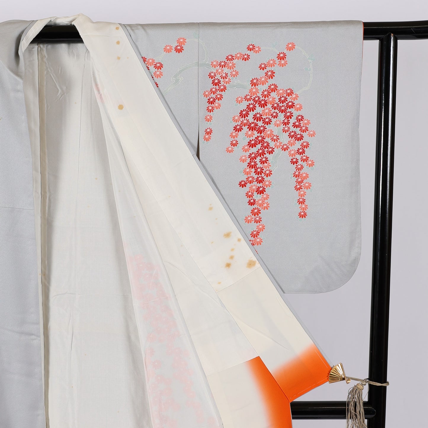 Japanese kimono (Homongi) S-size 100%silk / 80