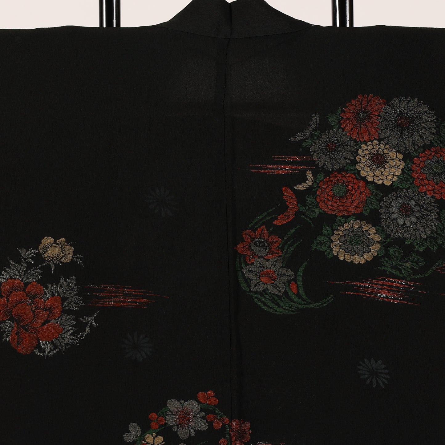 Vintage Japanese kimono Jacket (Haori) S-size 100%silk / 125