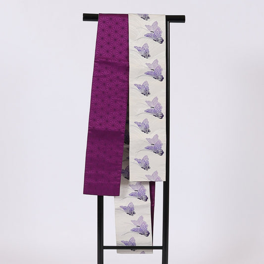 Japanese kimono sash belt (Hanhaba-obi) polyester / 284