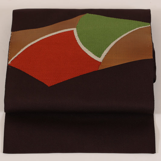 Japanese kimono sash belt (Nagoya-obi) 100%silk / 141