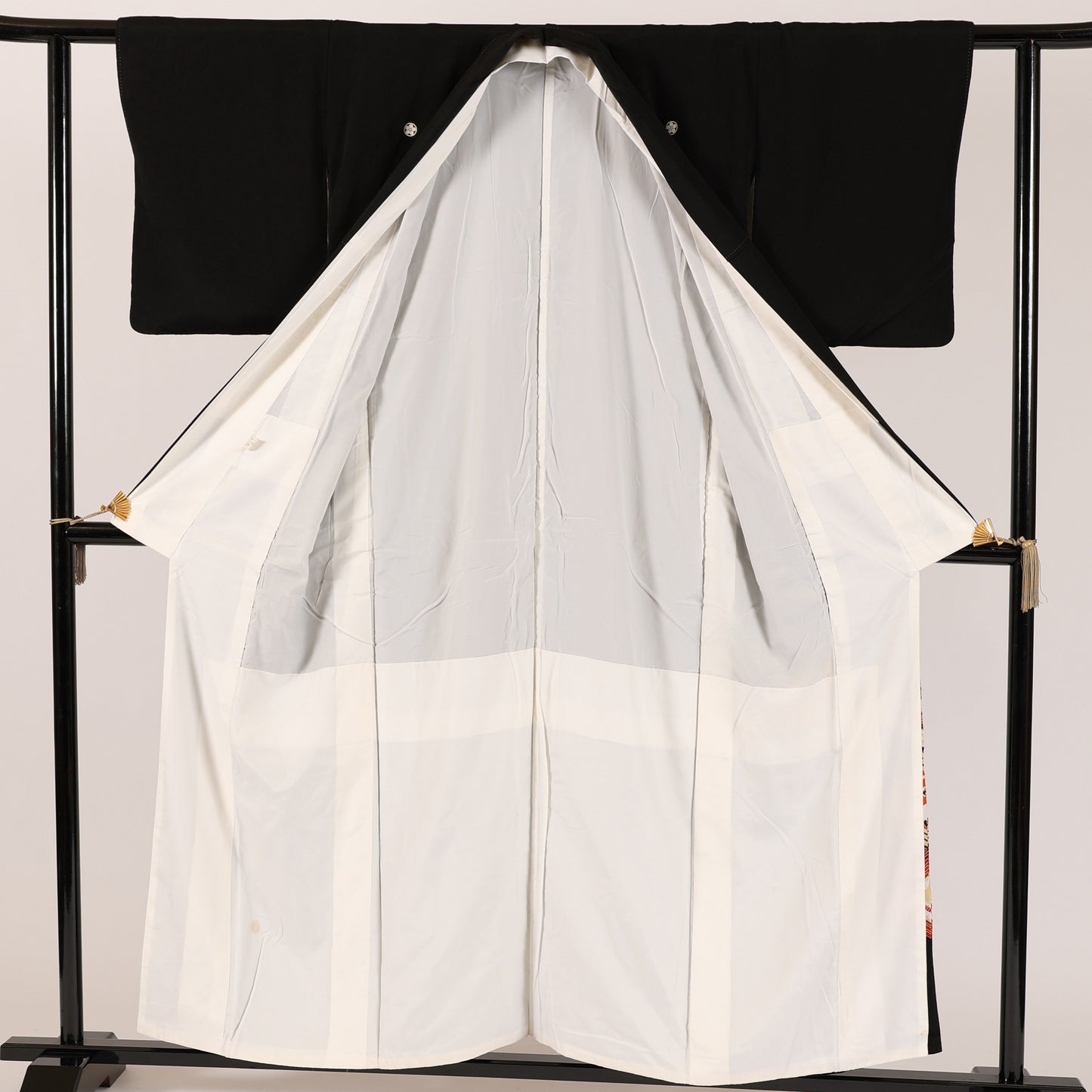 Japanese kimono (Kurotomesode) washable polyester / 106