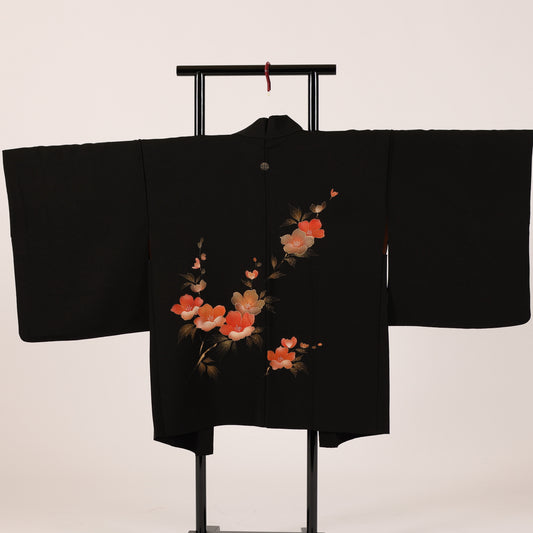 Japanese kimono Jacket (Haori) M-size 100%silk / 120