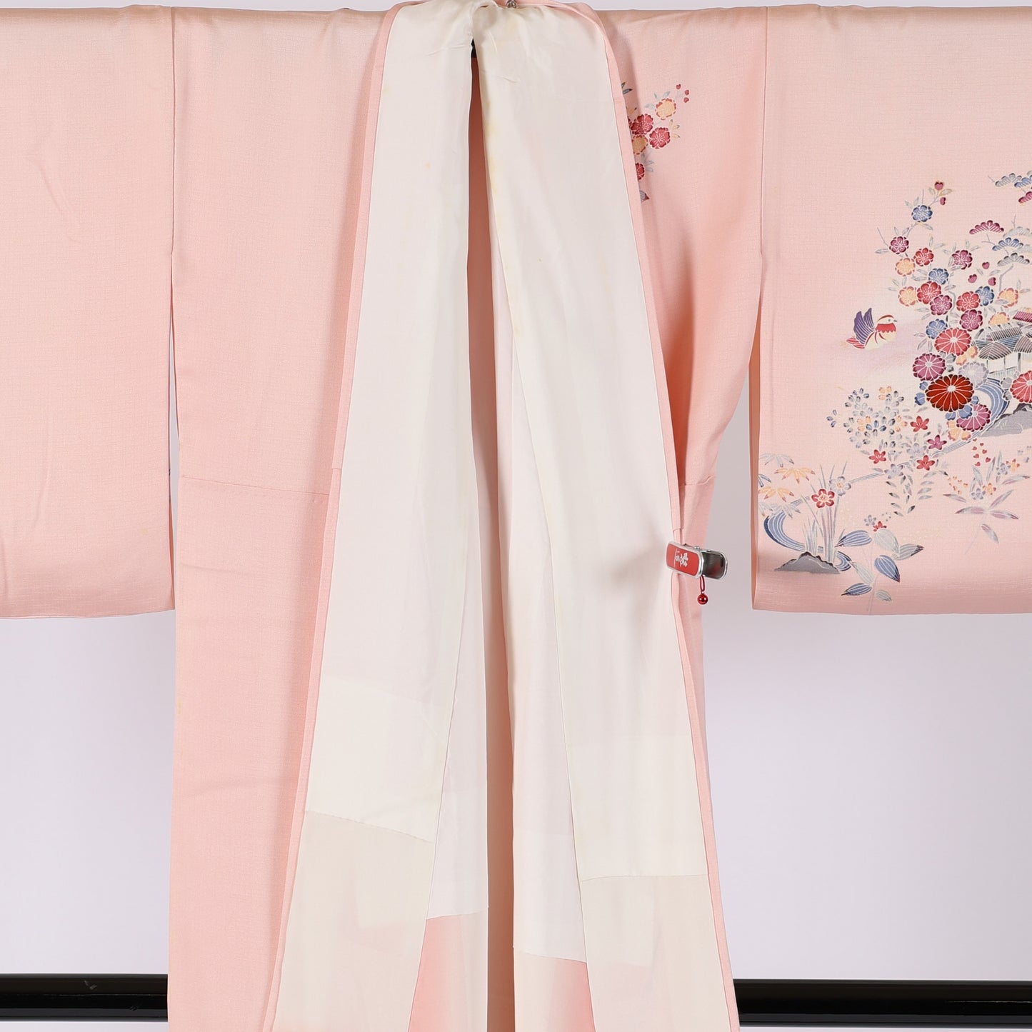 Japanese kimono (Houmongi) S-size 100%silk / 81