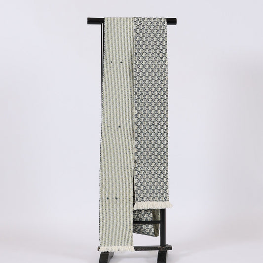 Japanese kimono sash belt (Hanhaba-obi) 100% silk / 289