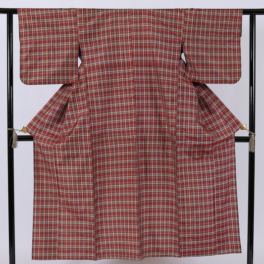 Japanese kimono (Komon) M-size 100%silk / 84