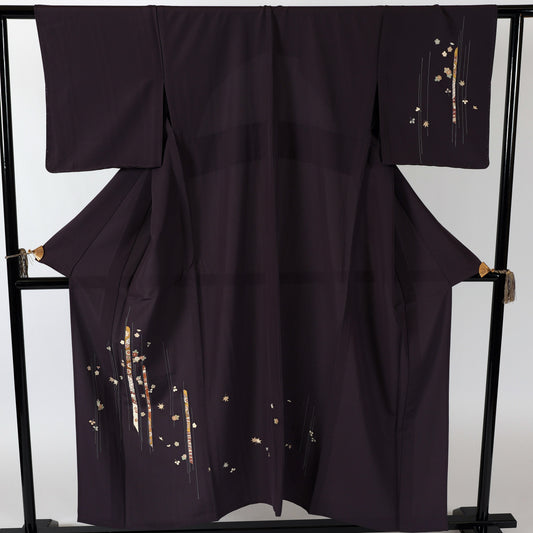 Japanese kimono (Tsukesage) M-size 100% silk summer / 301