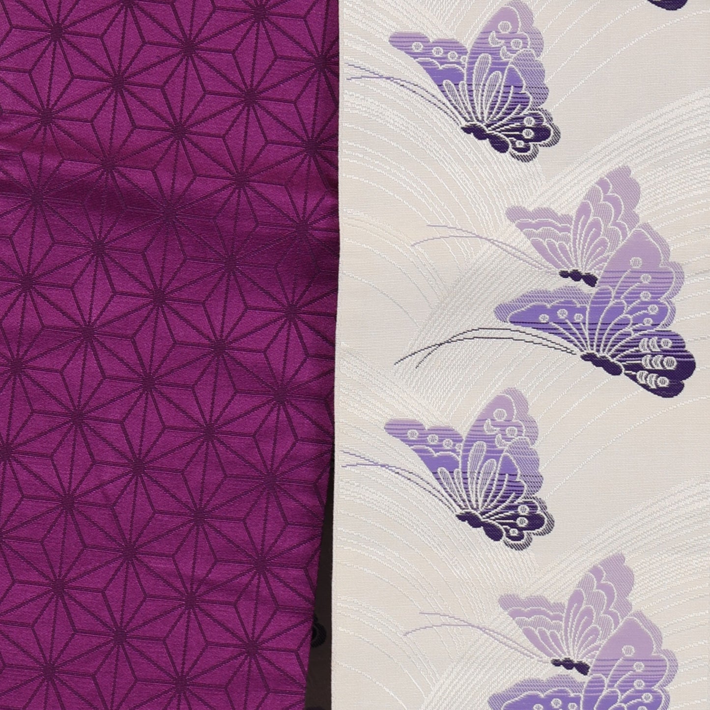 Japanese kimono sash belt (Hanhaba-obi) polyester / 284