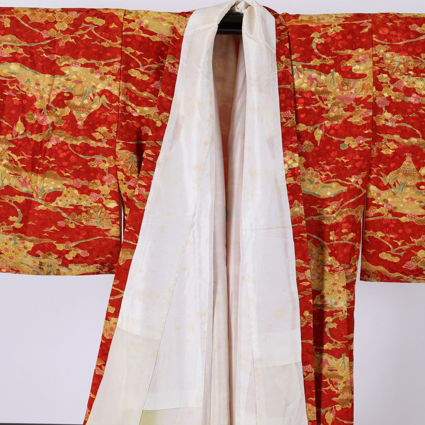 Vintage Japanese kimono (Komon) S-size 100%silk / 79