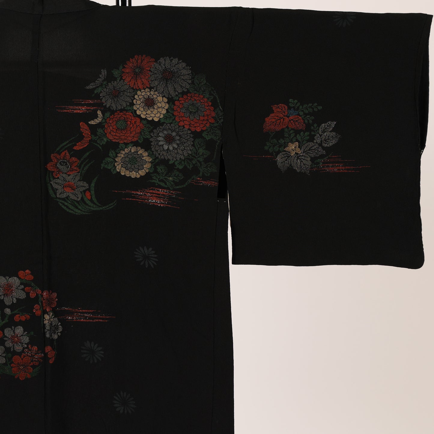 Vintage Japanese kimono Jacket (Haori) S-size 100%silk / 125