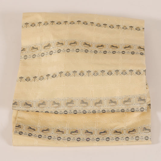 Japanese kimono sash belt (Nagoya-obi) 100%silk / 139