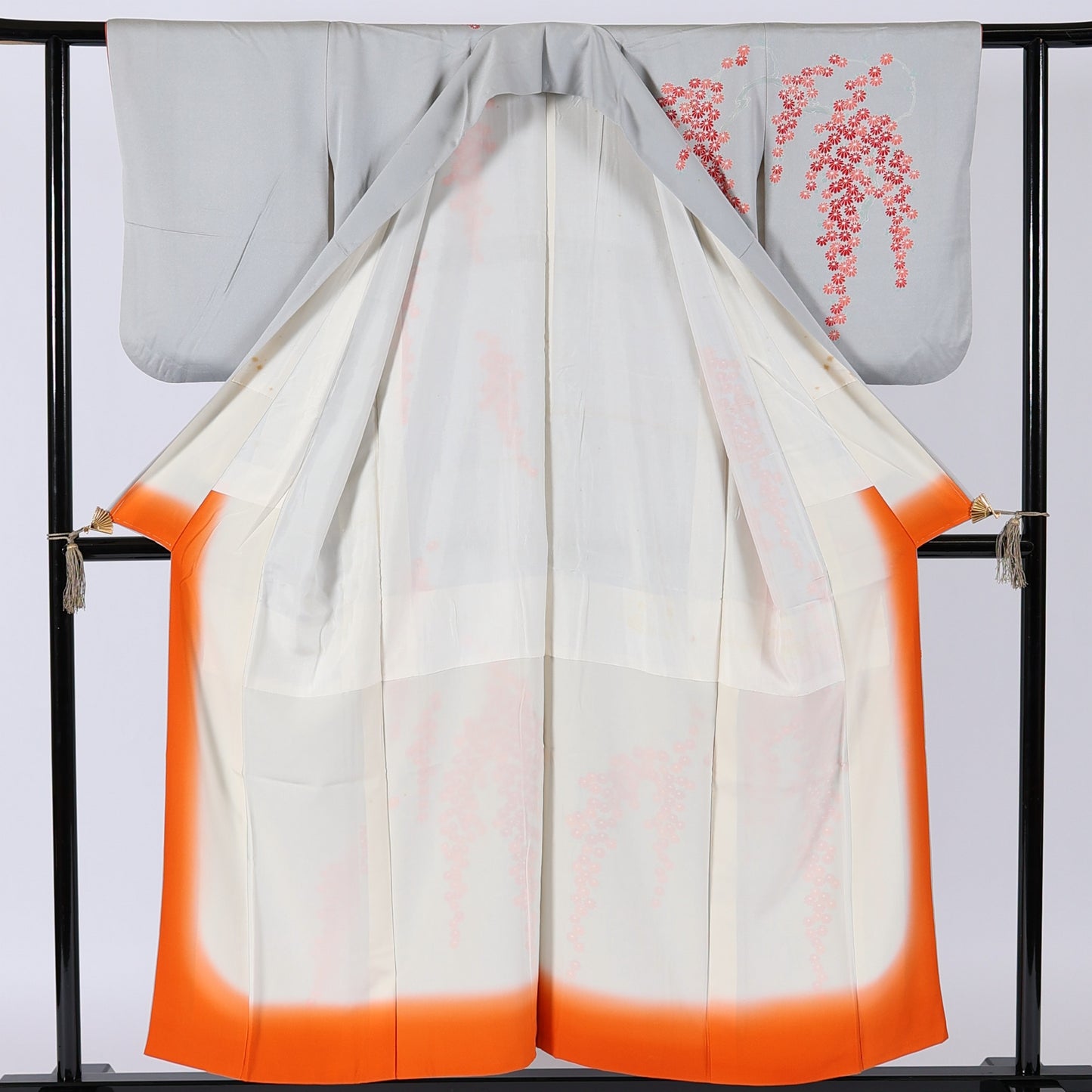 Japanese kimono (Homongi) S-size 100%silk / 80