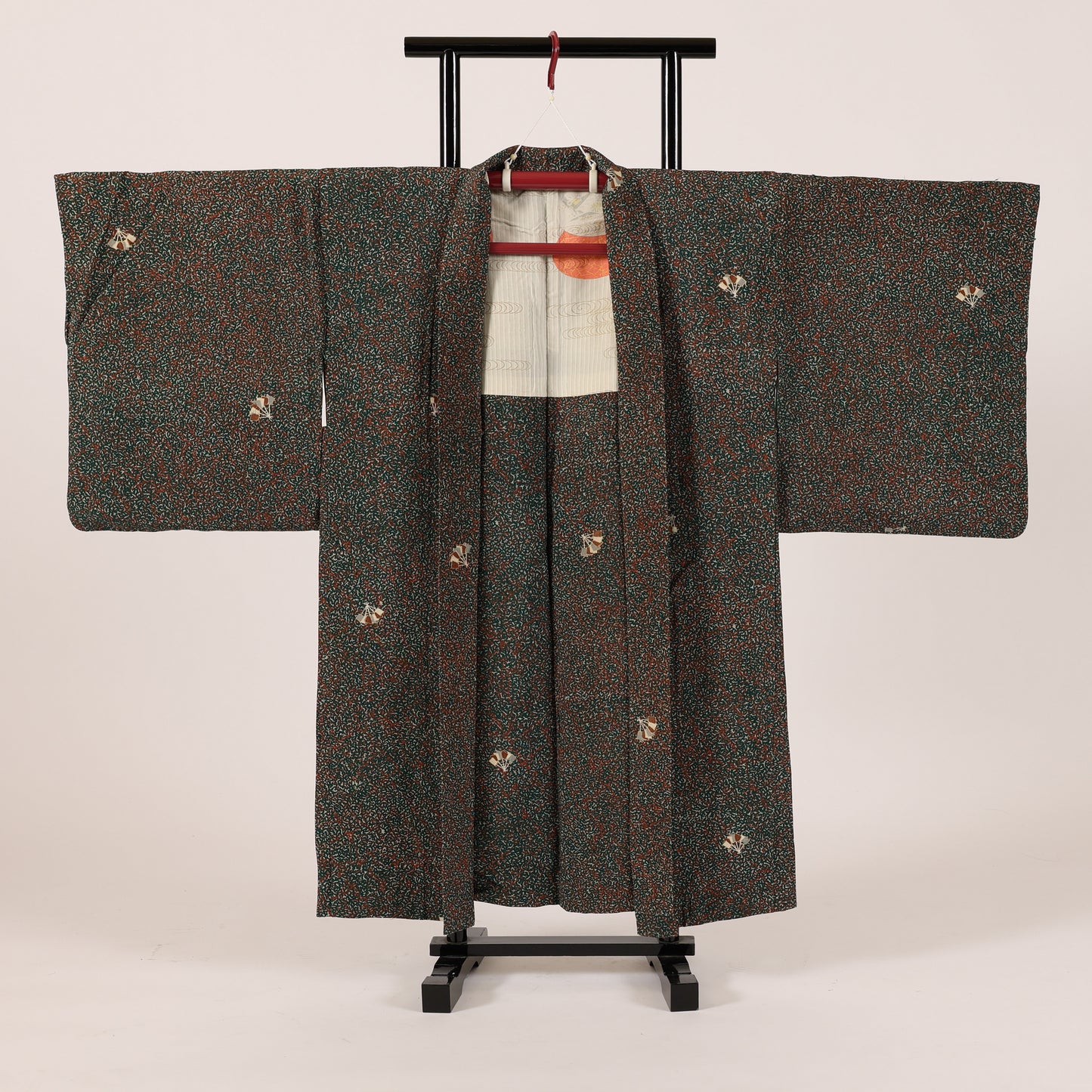 Japanese kimono Jacket (Haori) S-size 100%silk / 124