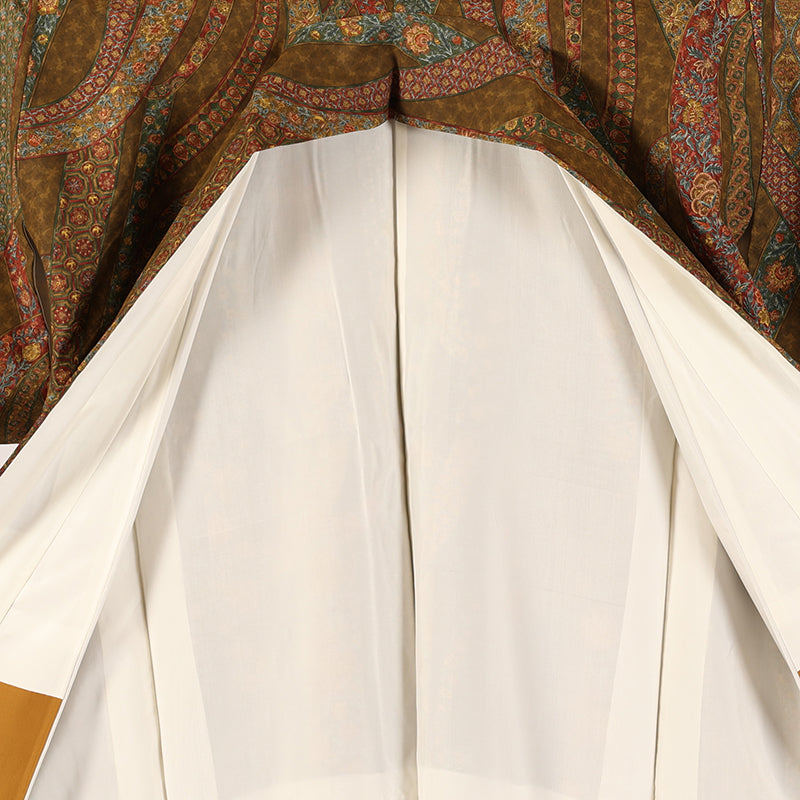 Japanese kimono (Komon) M-size 100% silk / 10