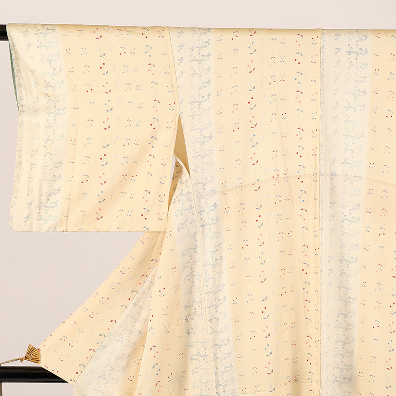 Japanese kimono (Komon) M-size 100% silk / 12