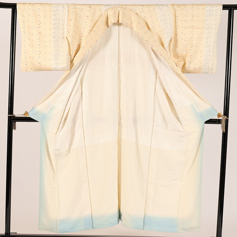 Japanese kimono (Komon) M-size 100% silk / 12
