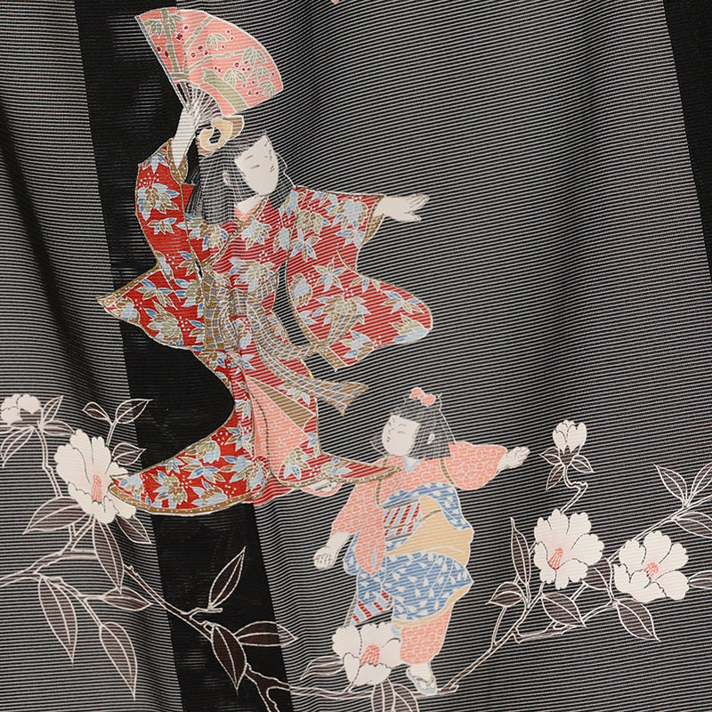 Kimono(Tsukesage) casual kimono washable kimono summer /17