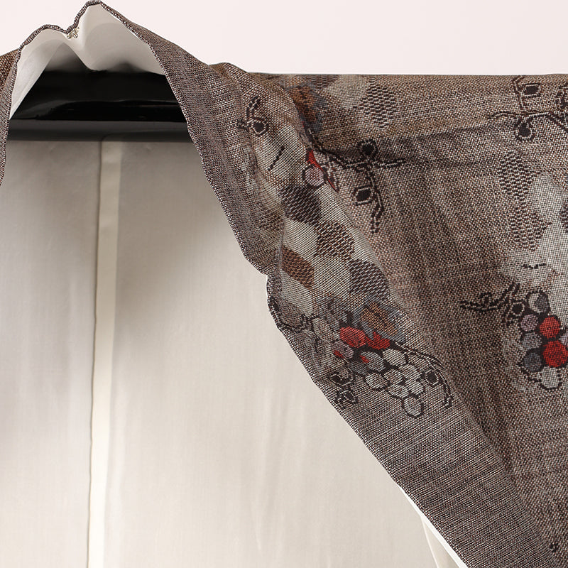 Japanese kimono (Tsumugi) Msize 100% silk /1