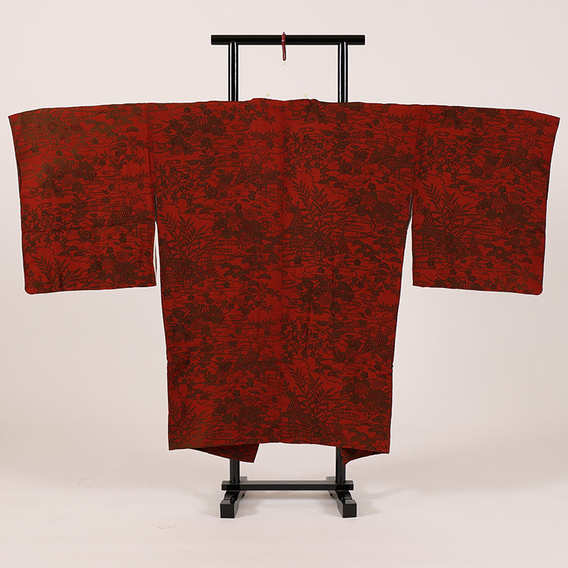 kimono coat (Michiyuki coat) silk/ 24