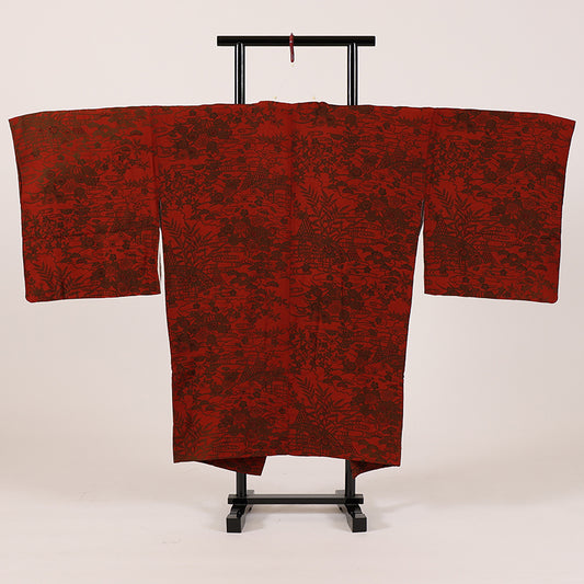 kimono coat (Michiyuki coat) silk/ 24