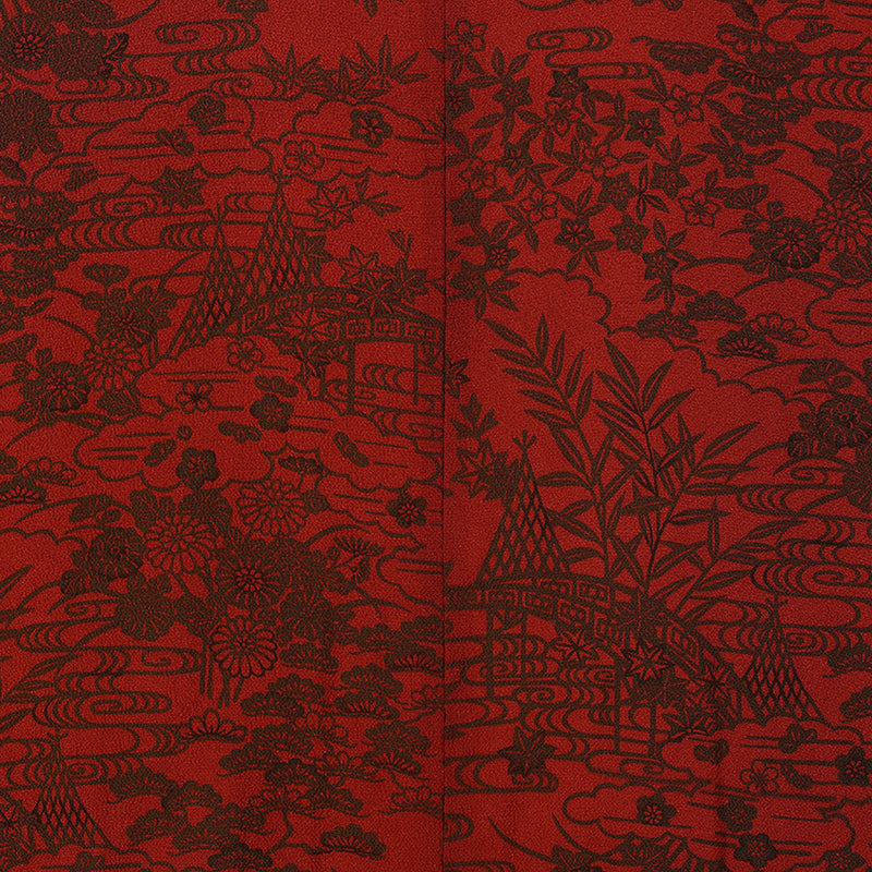 kimono coat (Michiyuki coat) silk/ 24
