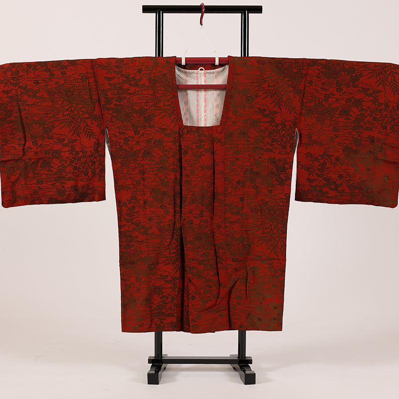 kimono coat (Michiyuki coat) silk/ 24