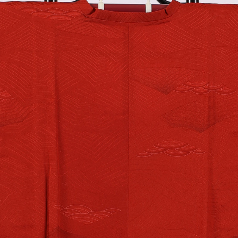 Japanese kimono coat (Michiyuki-coat) M-size 100% silk / 256