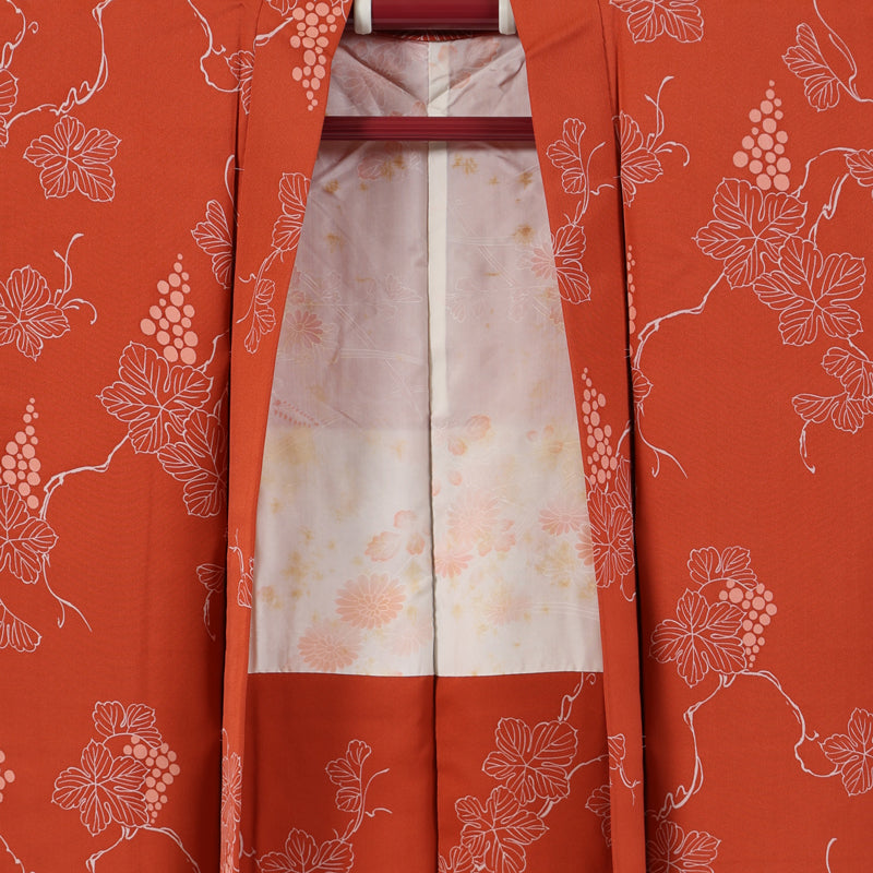 Japanese kimono Jacket (Haori) S-size 100% silk / 258