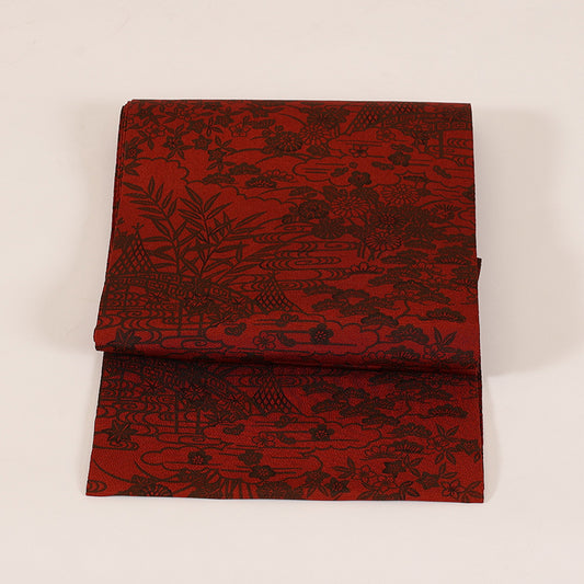 New Obi(Nagoya-obi) sash belt. silk /25