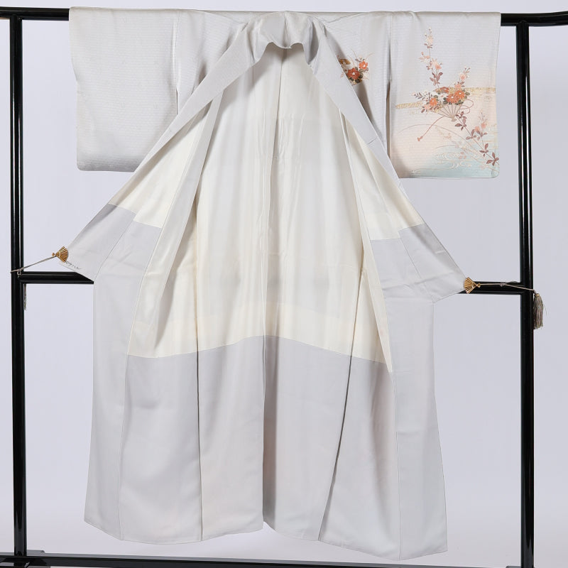 Japanese kimono (Houmongi) S-size 100% silk / 269