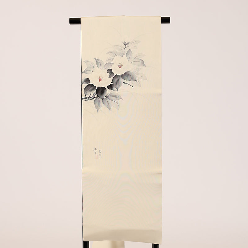 No.30 Nagoya belt Shiose white sumi-e