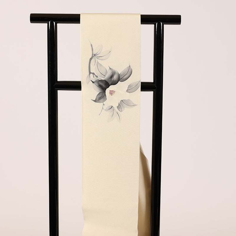 No.30 Nagoya belt Shiose white sumi-e