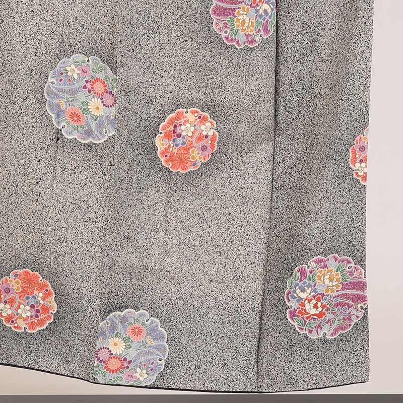 Japanese kimono (Komon) M-size 100% silk / 9