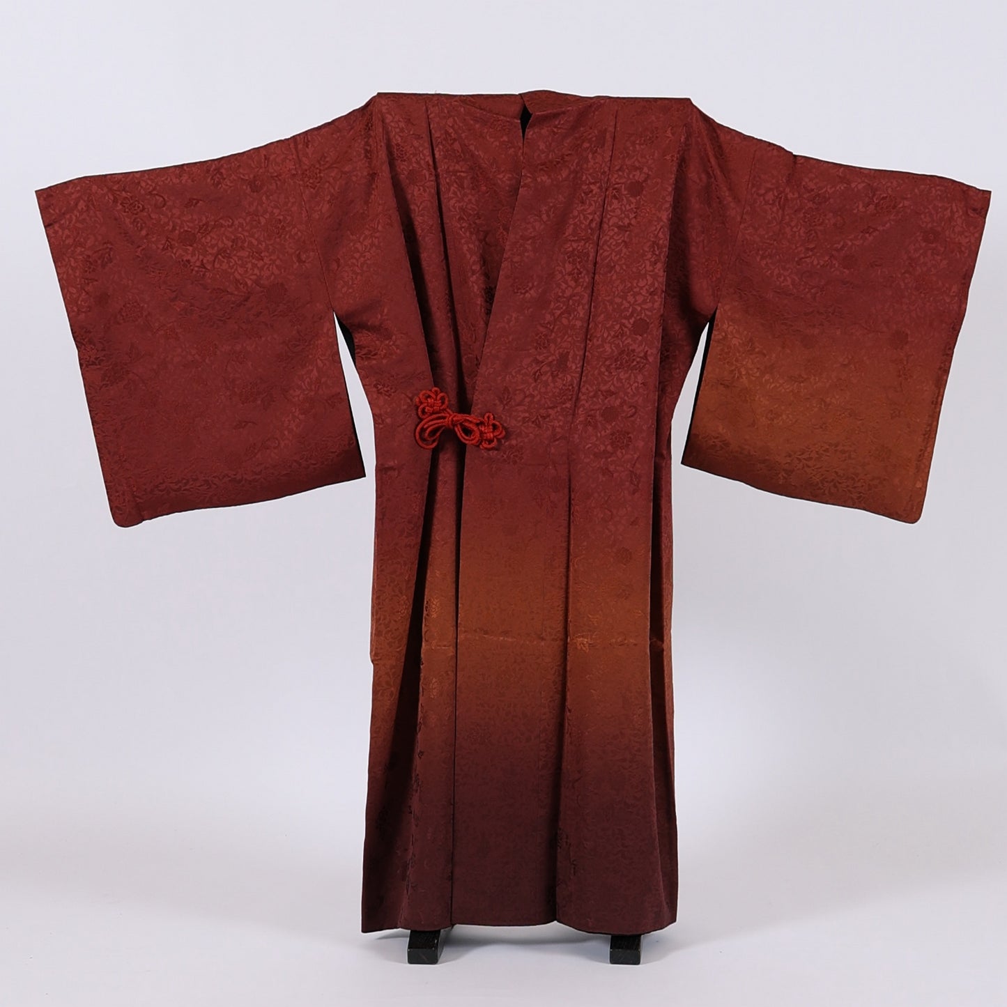 Japanese kimono Jacket (Dotyugi) reversible M-size 100% silk / 290