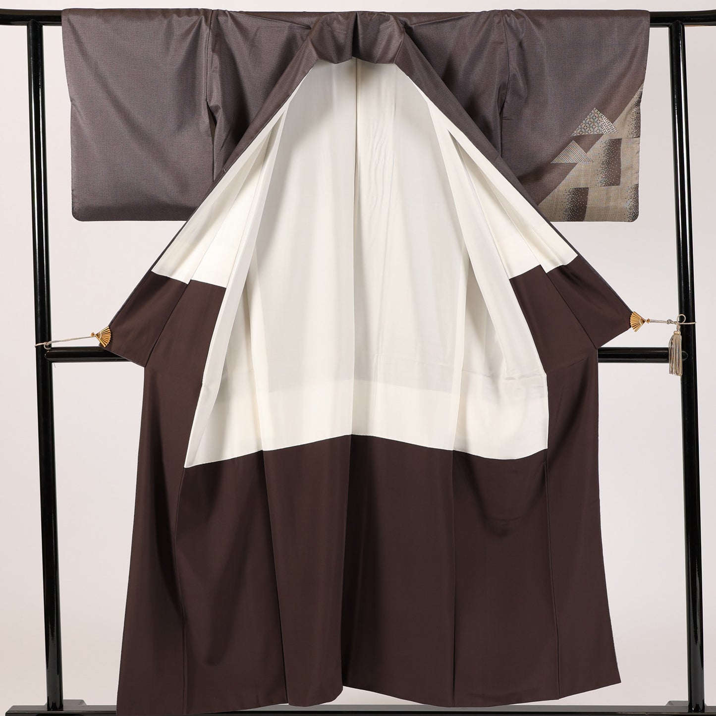 Japanese kimono (Houmongi) M-size 100% silk / 341