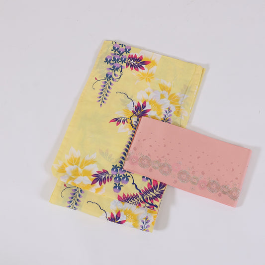 yukata,obi,footwear 3-piece set New/ 022