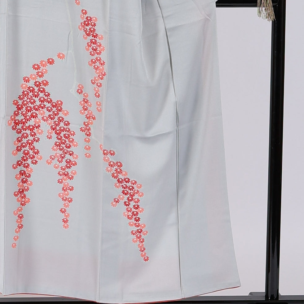 Japanese kimono (Homongi) S-size 100%silk / 80