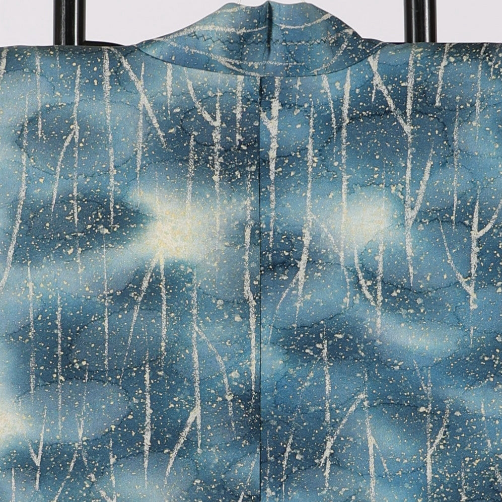 Japanese kimono Jacket (Haori) Ssize 100%silk /74