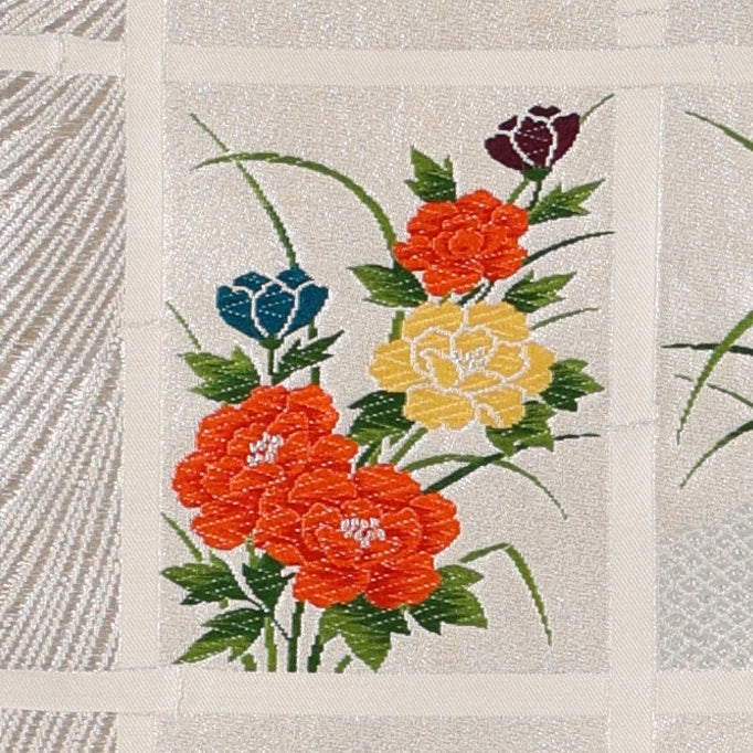 Japanese kimono sash belt (Hukuro-obi) 100%silk / 66