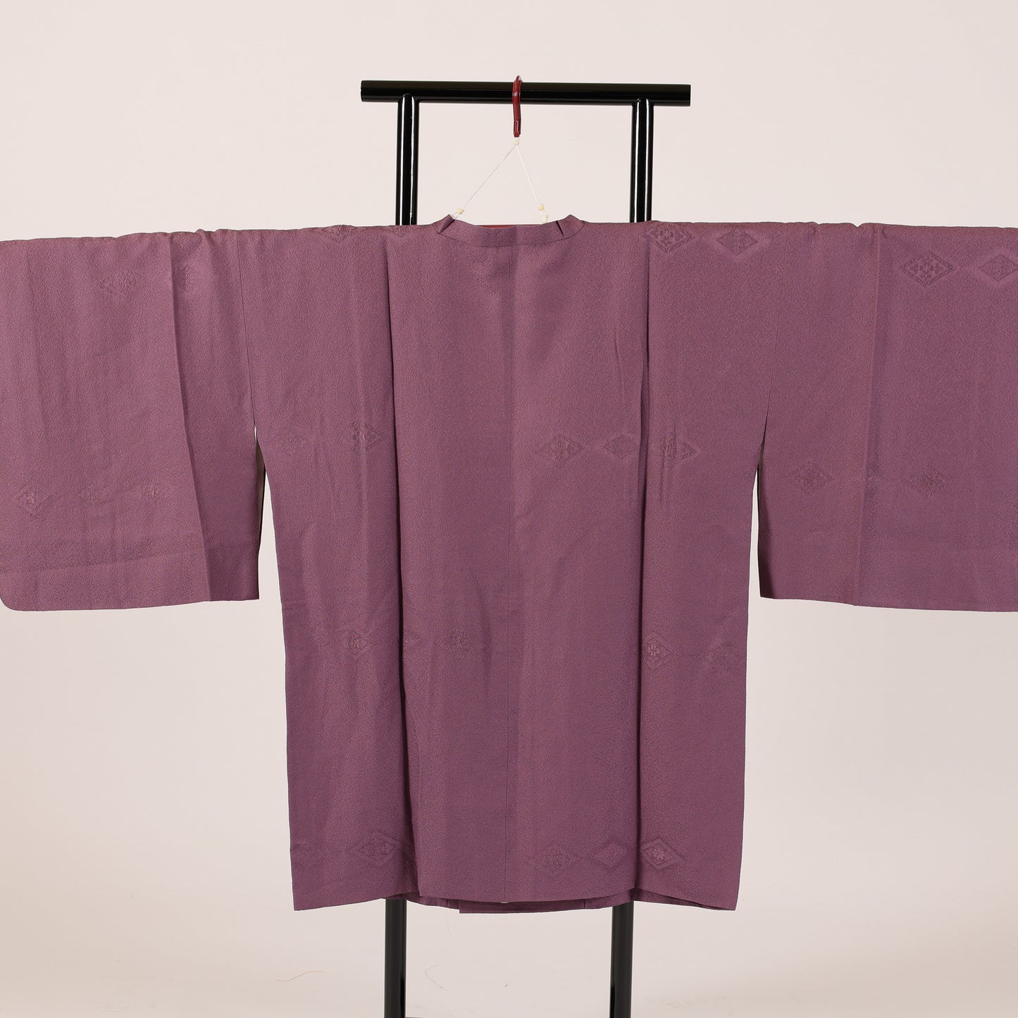 Japanese kimono coat M-size 100%silk / 118