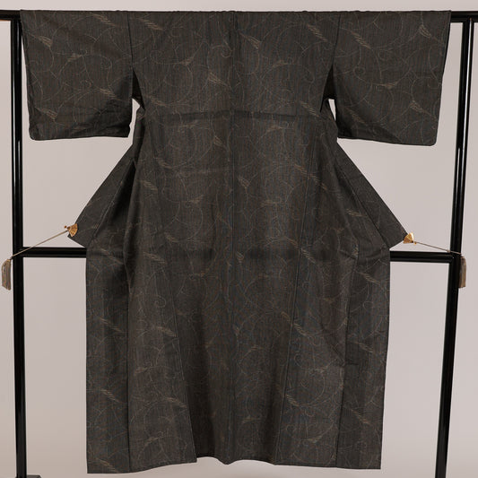 Vintage Japanese kimono (Komon) wool / 105