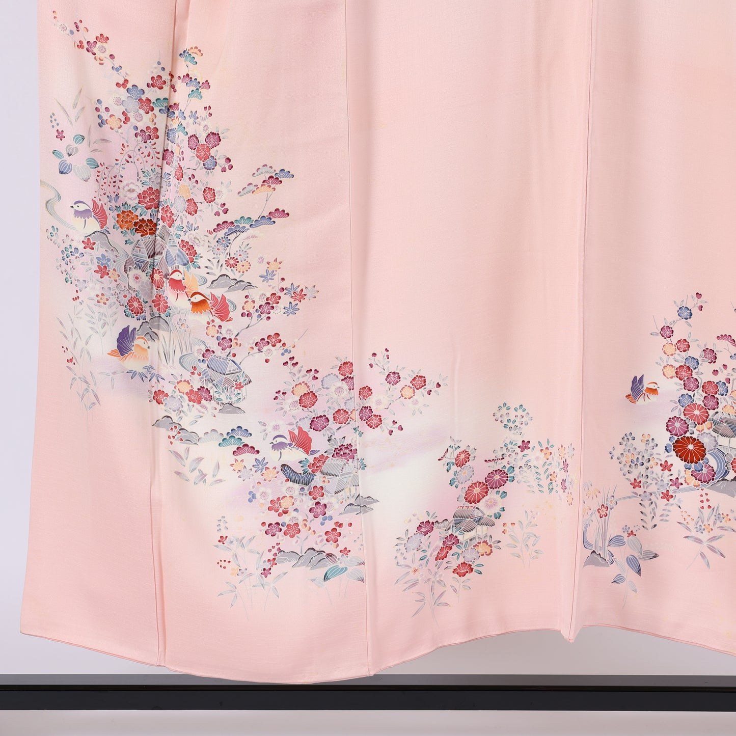 Japanese kimono (Houmongi) S-size 100%silk / 81