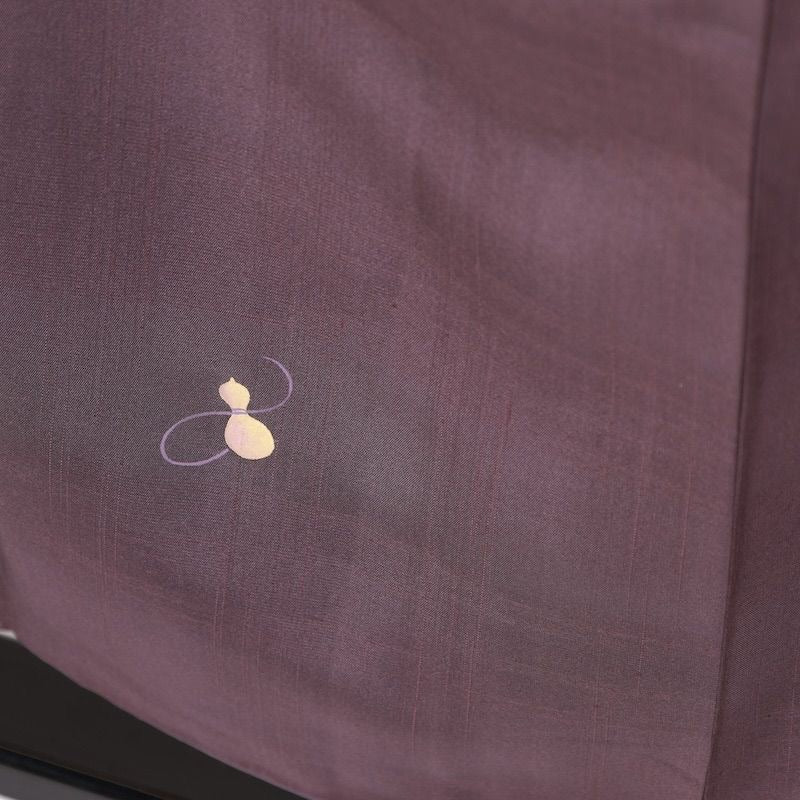 Japanese kimono used <Tsumugi> Msize  silk 100% /K