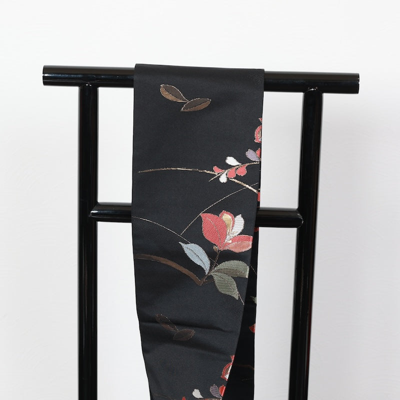 Japanese kimono used sash belt (nagoya-obi) Polyester  /  T350